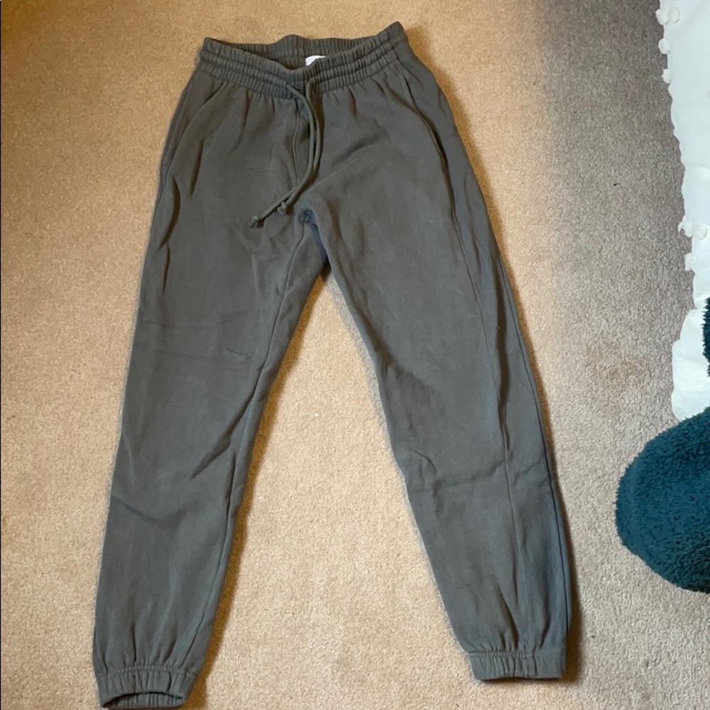 TNA olive joggers (size xs)